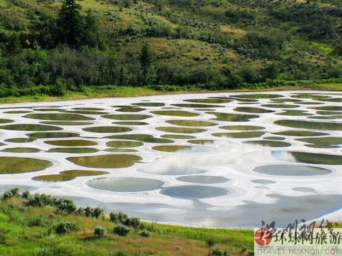 絕美奇觀:加拿大神秘斑點湖(組圖)
