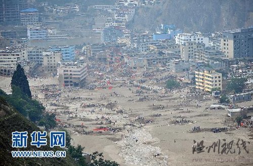 舟曲地質災害遇難人數升至1117人 災區社會功能正恢復