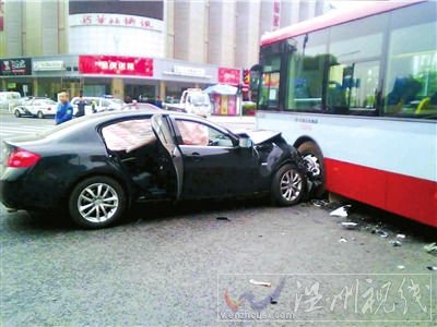 北京長安街英菲尼迪致2人死車禍案開庭