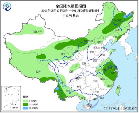 南方大范圍高溫再現(xiàn) 北方降雨增多氣溫降