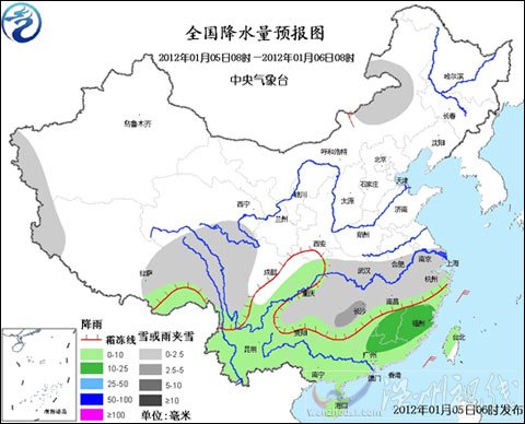 南方持續(xù)陰雨雪 近期天氣格局將難以改觀