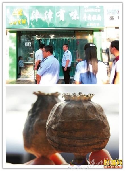 市場(chǎng)驚現(xiàn)罌粟拉面 面館里發(fā)現(xiàn)完整罌粟(圖)