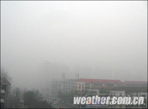 河北霧霾持續 今日開始降雪拉開序幕