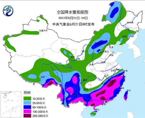 端午節(jié)期間江南華南西南將現(xiàn)強(qiáng)降雨 25日后雨帶北抬