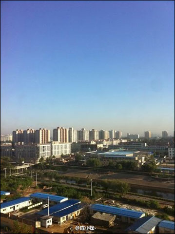 北京雨過(guò)天晴 今天大部地區(qū)最高氣溫34℃