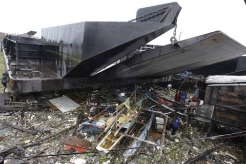 菲律賓多地連降暴雨 3人死亡近3萬人受災(zāi)