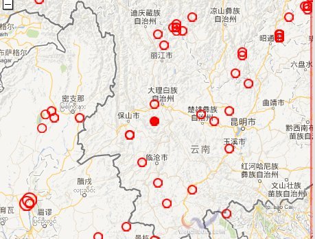 12月30日云南巍山縣昌寧縣3.2級(jí)地震