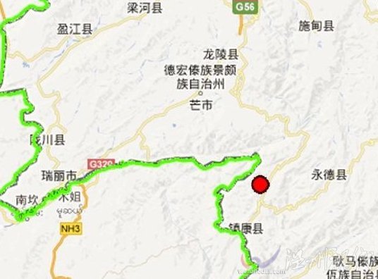 云南省臨滄市鎮(zhèn)康縣發(fā)生2.9級(jí)地震
