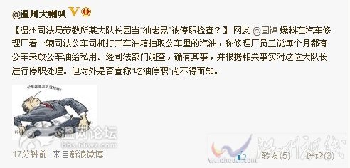 溫州大隊長成油耗子