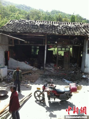 一些老房子在地震后已經(jīng)面目全非