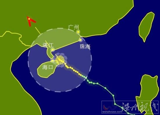 2013年7月2日6號臺風(fēng)溫比亞廣東登陸