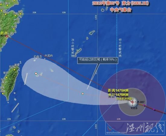 超強(qiáng)臺(tái)風(fēng)蘇力路徑