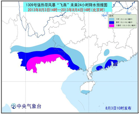 臺風飛燕登陸
