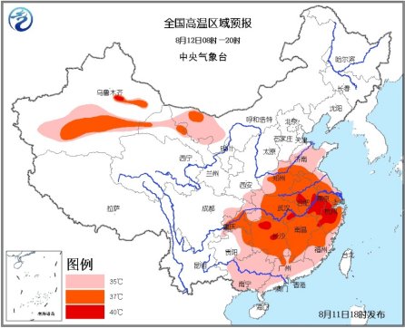 浙江周一還有高溫 局地高溫仍有40～42℃