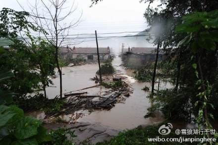 吉林水災圖片 因災死亡人數已有16人5人失蹤