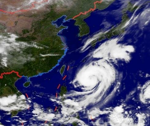 臺風(fēng)菲特最新衛(wèi)星云圖