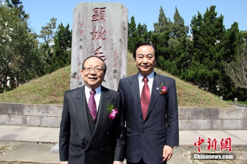 蔣介石之孫奉化祭祖
