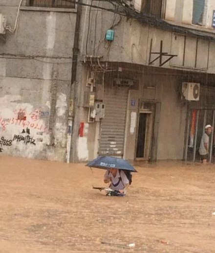 廣東惠州暴雨 惠州5月16日暴雨5小時下了往年3個月雨量