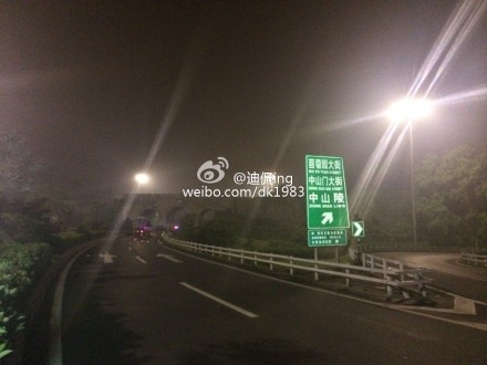 事發(fā)地點(diǎn)在南京中山門附件