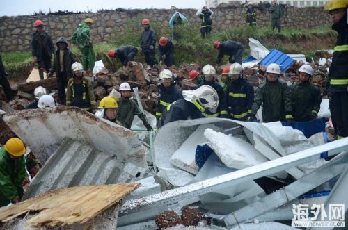 黃島簡易房倒塌18人遇難