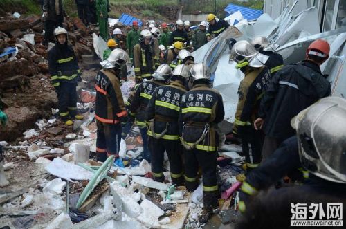 黃島簡易房倒塌18人遇難