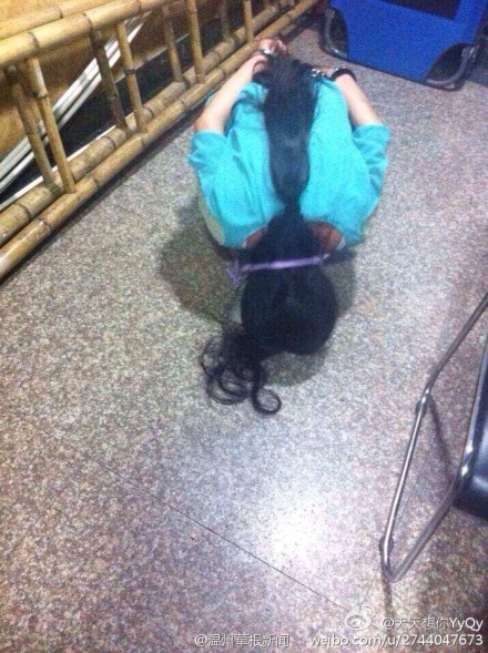 溫州市場女賊被抓后