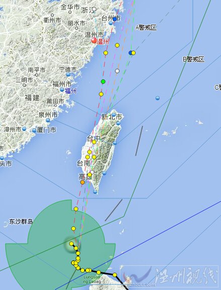 2014年16號臺風(fēng)鳳凰影響溫州