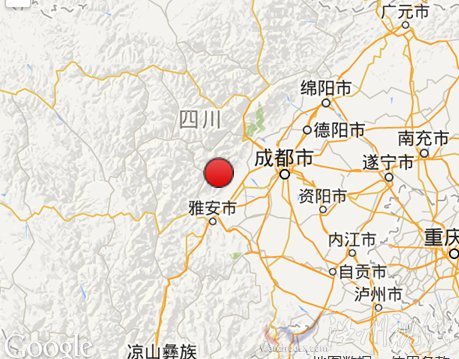 雅安市蘆山縣2014年12月15日發生3.3級地震
