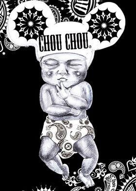 周杰倫女兒素描畫像