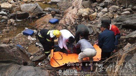 霍山縣重大交通事故現場