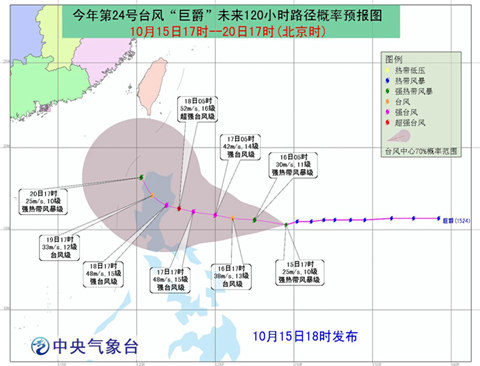巨爵臺風(fēng)路徑預(yù)報