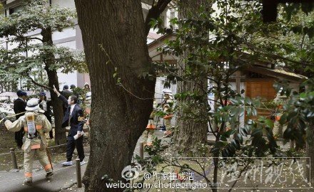靖國神社廁所發(fā)生爆炸