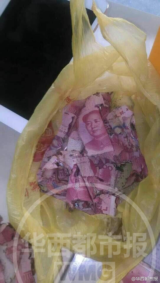 大爺現(xiàn)金埋地下