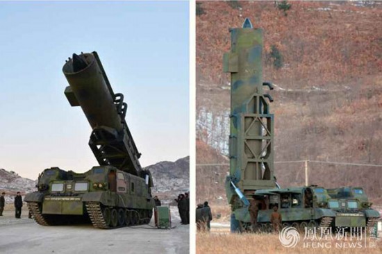 朝鮮發射北極星-2中程彈道導彈
