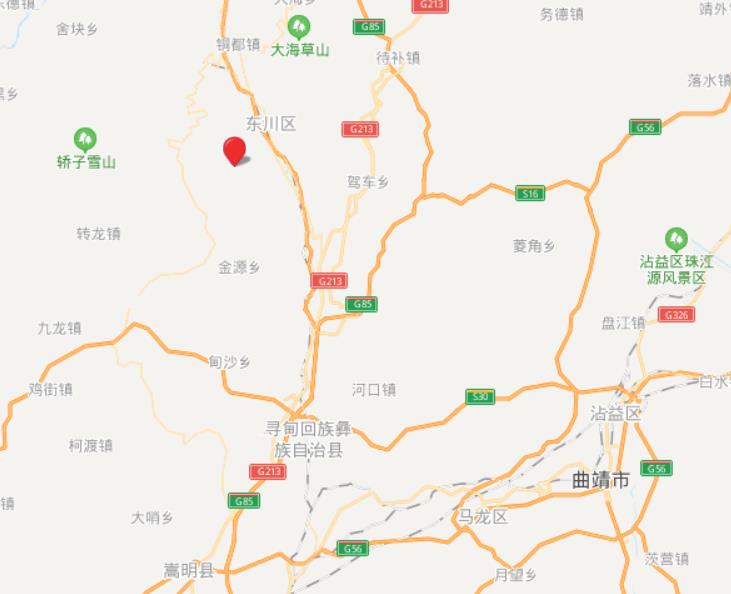 云南昆明東川區(qū)發(fā)生4.2級(jí)地震