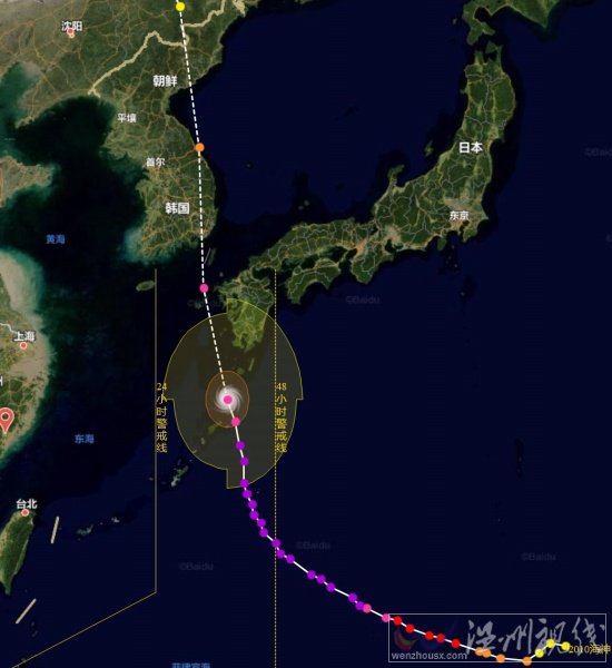 日本臺風海神逼近