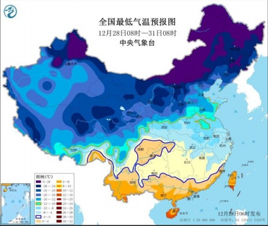 寒潮橙色預(yù)警:局地降溫超16度