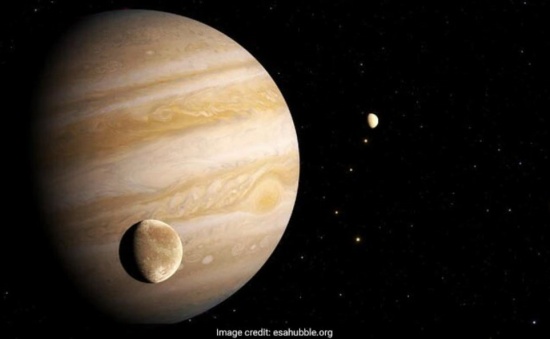 美國宇航局的哈勃望遠鏡揭示了木星衛星木衛三中存在水蒸氣的第一個證據