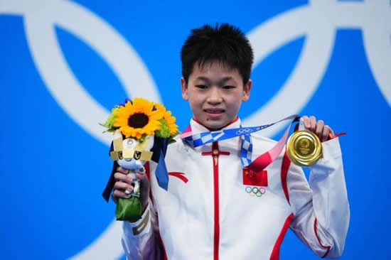 14歲全紅嬋3跳滿分奪金