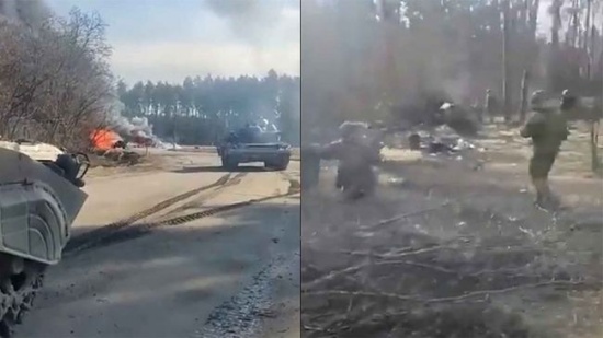 烏克蘭士兵扛反坦克導彈上火線
