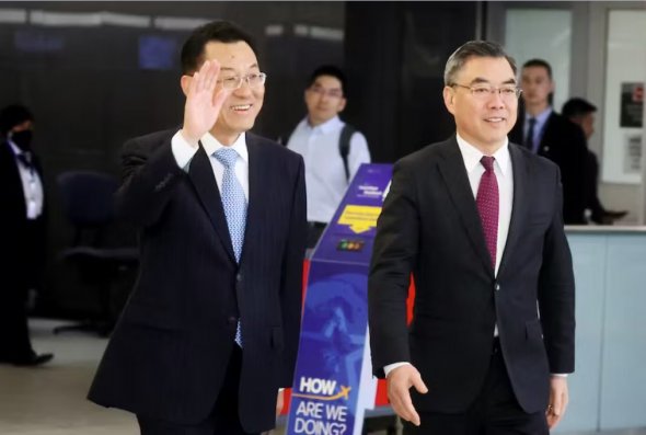 中國新任駐美大使抵達(dá)紐約